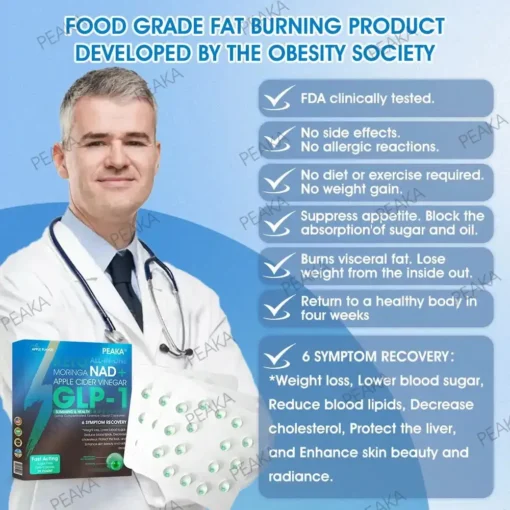 𝐏𝐄𝐀𝐊𝐀® 𝐆𝐋𝐏-𝟏 𝐒𝐥𝐢𝐦𝐦𝐢𝐧𝐠 𝐋𝐢𝐪𝐮𝐢𝐝 𝐏𝐞𝐚𝐫𝐥𝐬