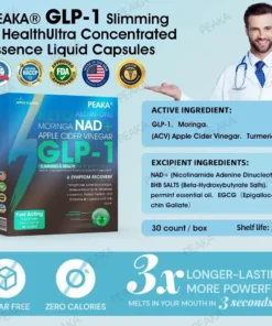 𝐏𝐄𝐀𝐊𝐀® 𝐆𝐋𝐏-𝟏 𝐒𝐥𝐢𝐦𝐦𝐢𝐧𝐠 𝐋𝐢𝐪𝐮𝐢𝐝 𝐏𝐞𝐚𝐫𝐥𝐬